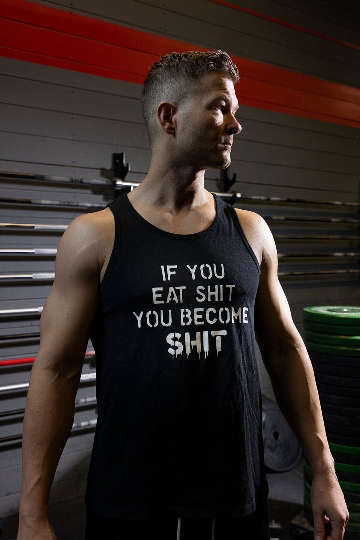 BECOME SHIT TANKTOP - MuscleClub_BK219923b